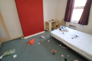 Photo of bedroom before renovation