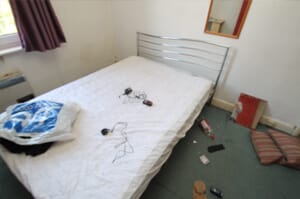 Photo of bedroom before renovation