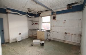 Photo of kitchen before refurbishment
