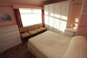 Photo of master bedroom before renovation