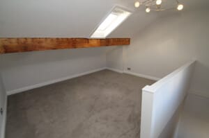 Photo of top bedroom after renovation