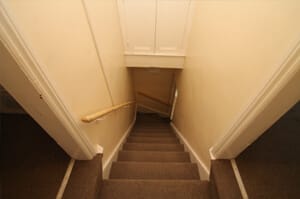 Photo of landing before renovation